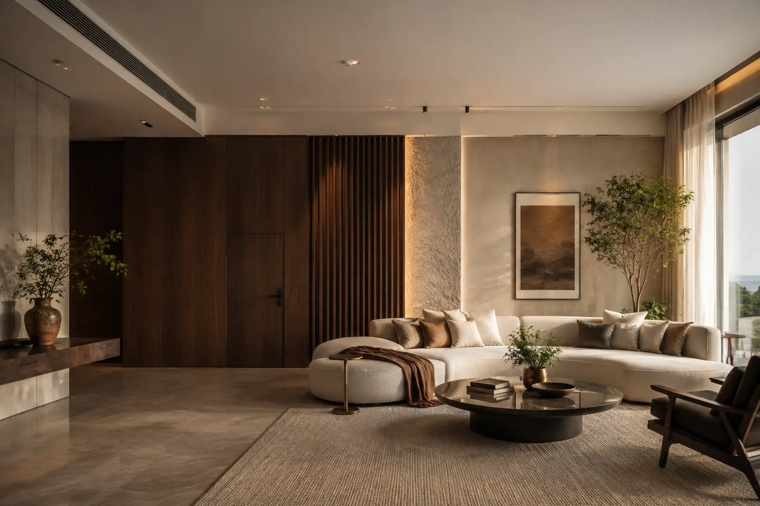 Interior material finish study