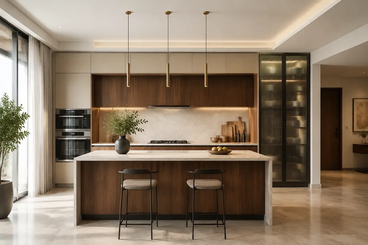 Contemporary Kitchen interior design model by SRM Design Studio