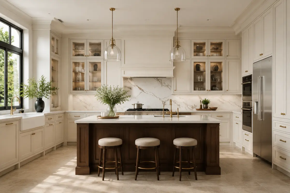 Modern Classic Kitchen interior design model by SRM Design Studio