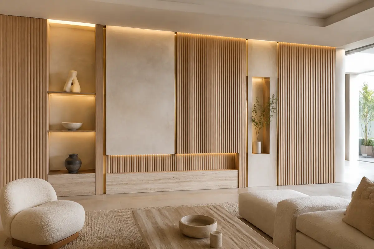 Contemporary Wall Design interior design model by SRM Design Studio