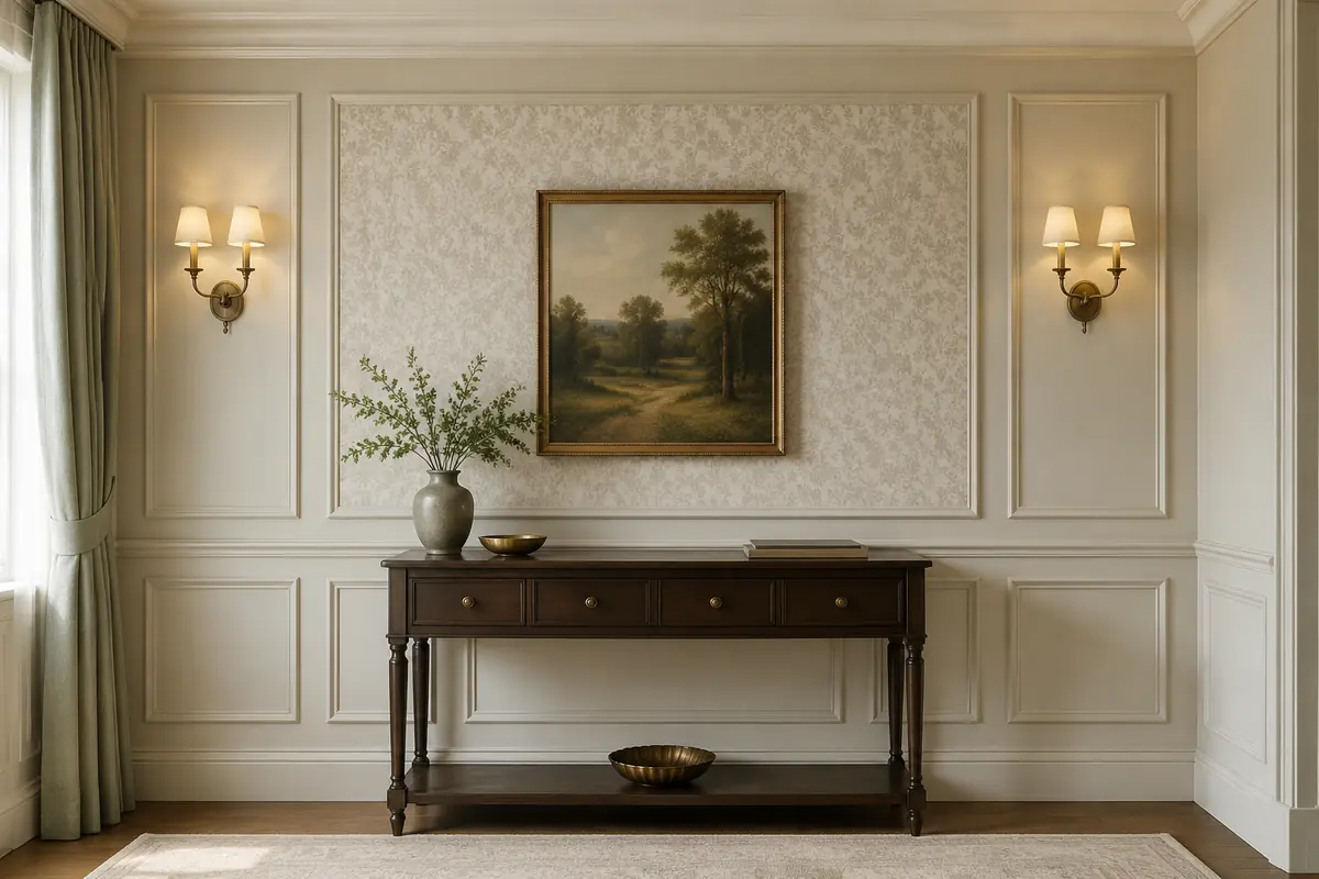 English Classic Wall Design interior design model by SRM Design Studio
