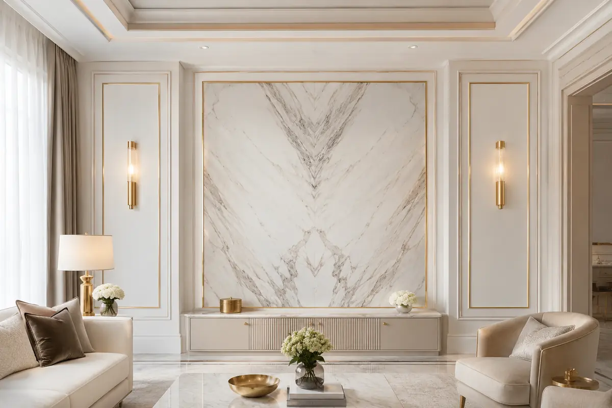 Modern Classic Wall Design interior design model by SRM Design Studio