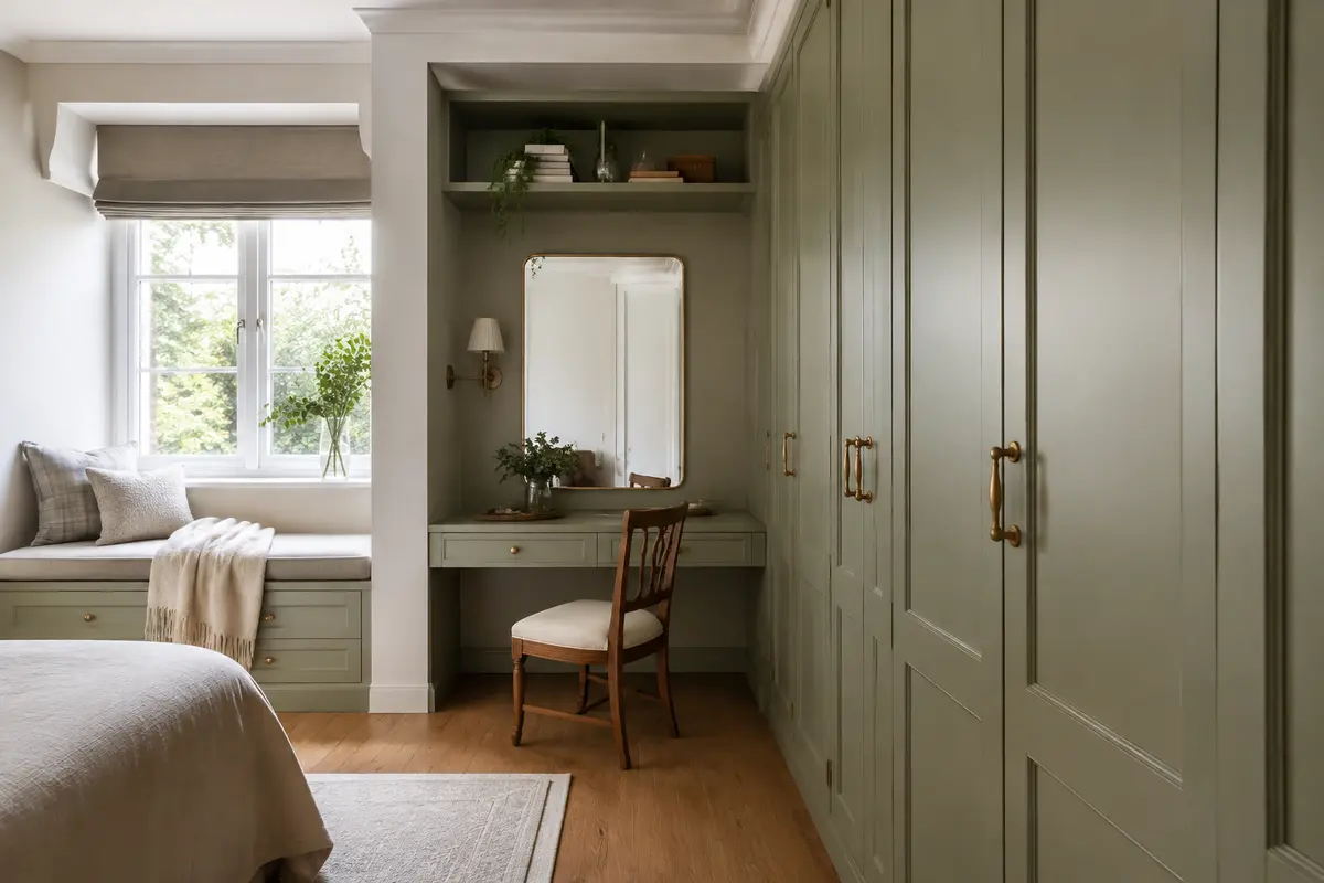 English Classic Wardrobe interior design model by SRM Design Studio